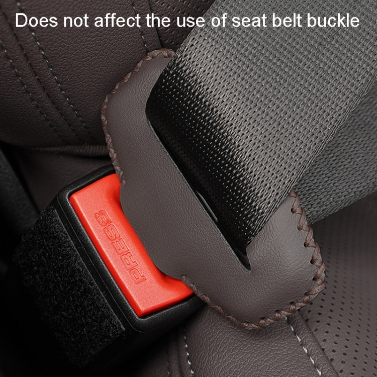 For BMW 1pair Seatbelt Insert Protector Bumper Belt Chuck Decoration(Red) - Seat Belts & Padding by PMC TechLife | Online Shopping South Africa | PMC TechLife | Buy Now Pay Later Mobicred