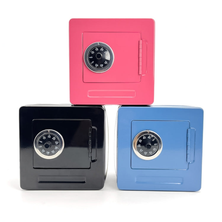 Portable  Metal Password Safe Cash Box Piggy Bank Money Organizer(Black) - free shipping - PMc TechLife - Order now!