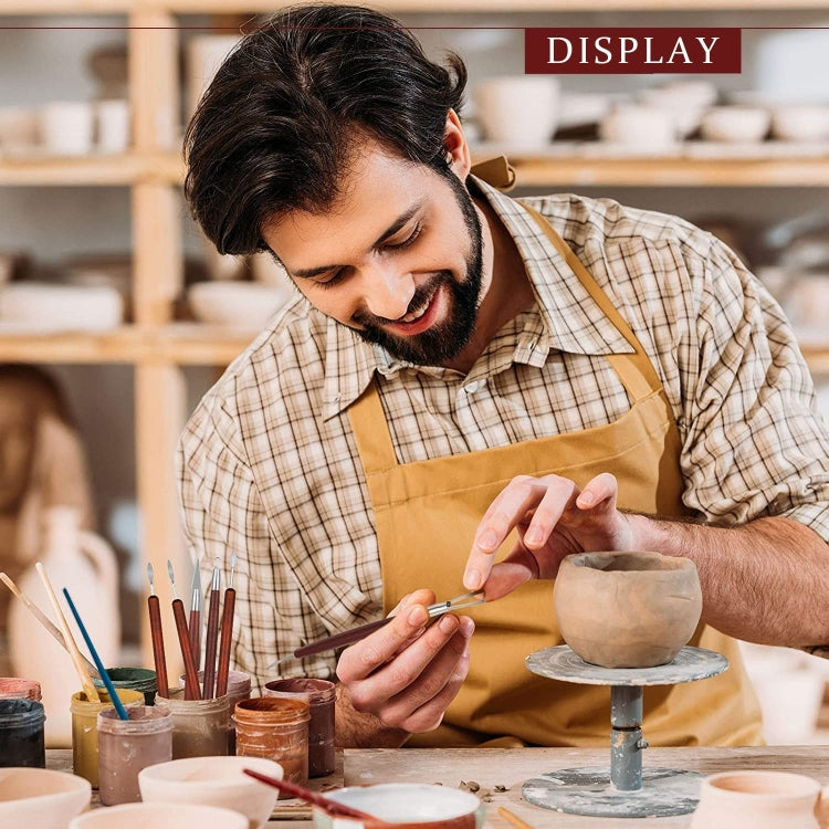 8-in-1 Wooden Handle Pottery Clay Tool set Ceramic Trimming Carving Knife(SF008) - Burin &Cutting Knife by PMC TechLife | Online Shopping South Africa | PMC TechLife