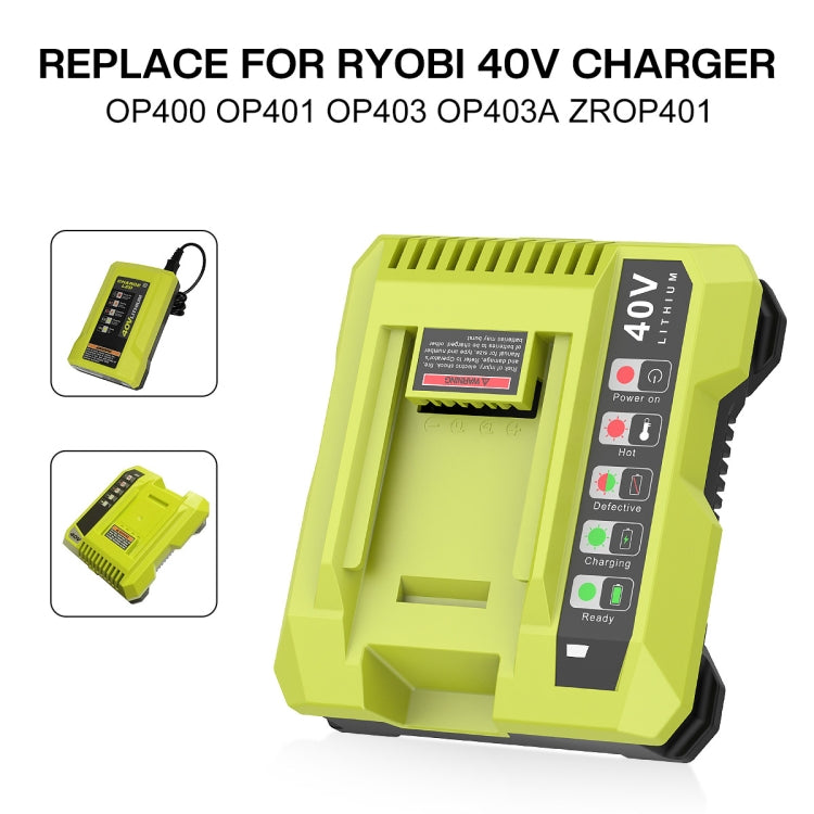 36-40V Tool Cutting Machine Battery Charger, For RYOBI PO401 / PO403 / PO400, Plug: AU - Lawn Mower, Saws & Accessories by PMc TechLife | Online Shopping South Africa | PMc TechLife | Buy Now Pay Later Mobicred