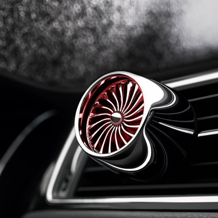 Car Fragrance Super Engine Car Air Conditioning Aroma Diffuser Outlet Ornament, Model: Bright Silver Red Light - free shipping - PMC TechLife - Order now!
