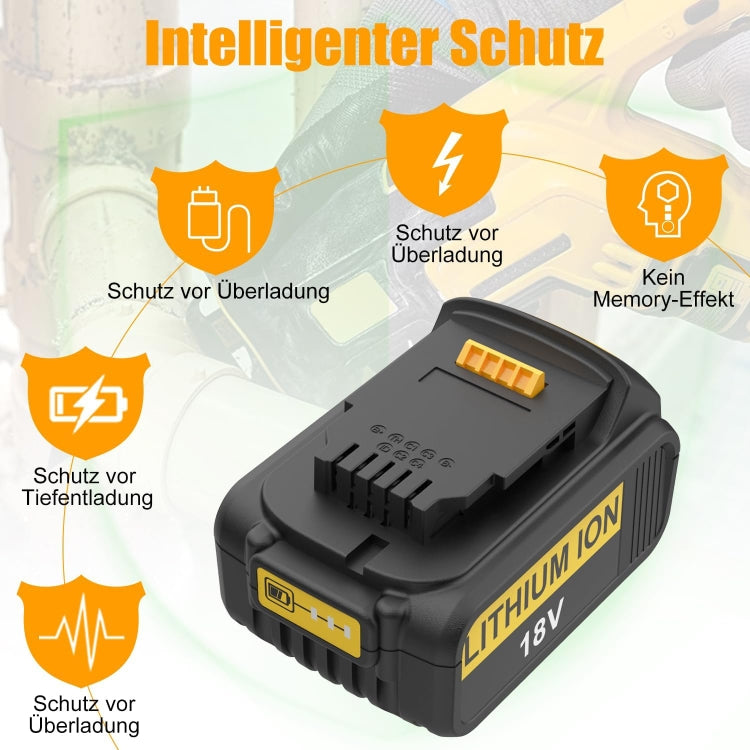 5000mAh For Dewalt DCB180 / DCB181 / DCB200 18V Electrical Tools Spare Battery - Electric Saws & Accessories by PMc TechLife | Online Shopping South Africa | PMc TechLife | Buy Now Pay Later Mobicred