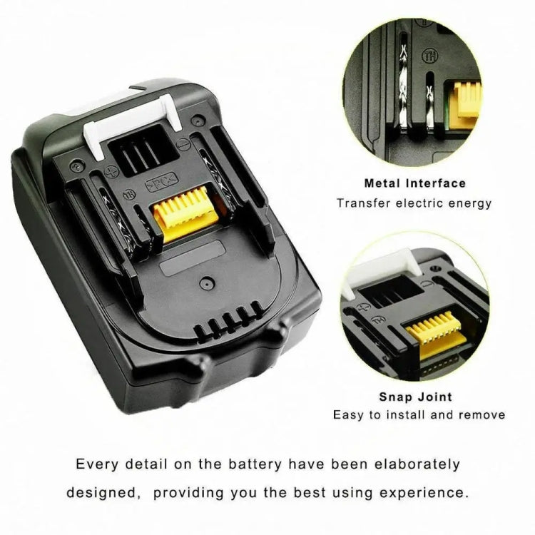 6000mAh For Makita BL1830 / BL1850 18V Cordless Power Tool Accessories Lithium Battery Pack - Electric Saws & Accessories by PMc TechLife | Online Shopping South Africa | PMc TechLife | Buy Now Pay Later Mobicred