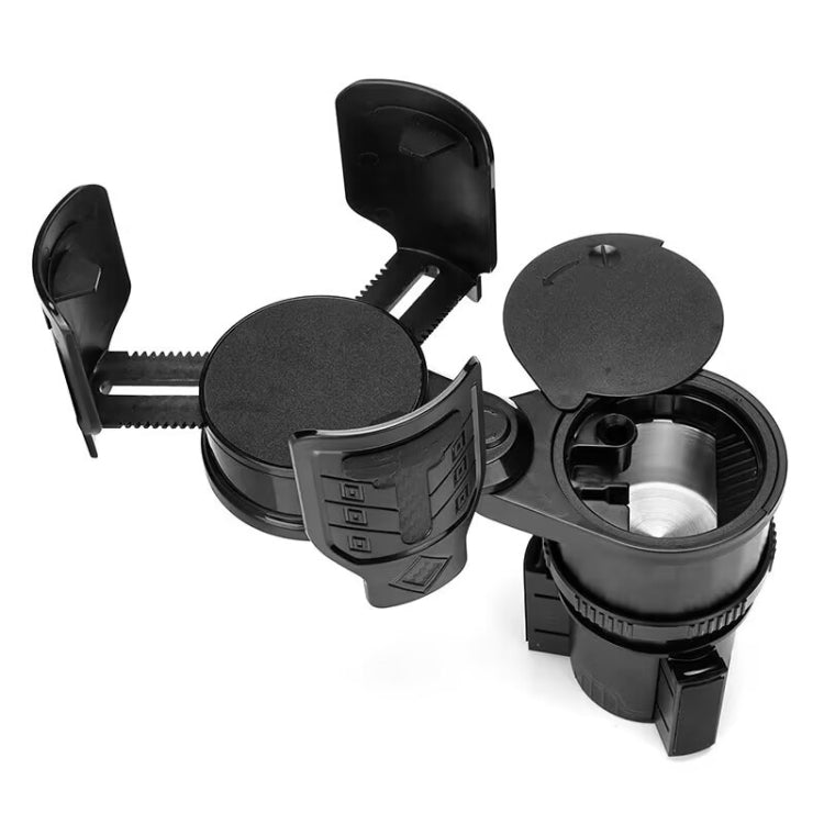 Carbon Fiber Multifunctional Car Modified Water Cup Holder Ashtray(Black) - Car Drink Holders by PMC TechLife | Online Shopping South Africa | PMC TechLife | Buy Now Pay Later Mobicred