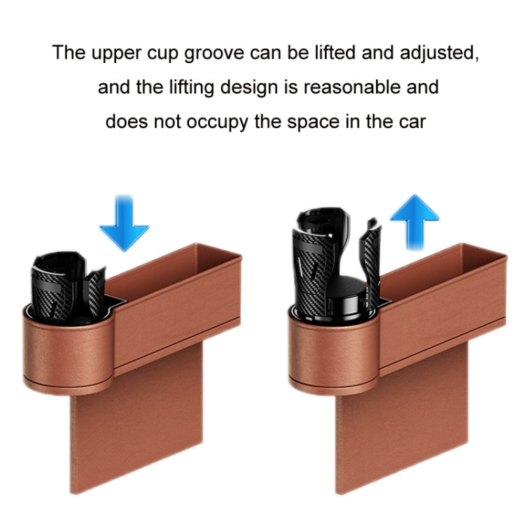 Car Seat Gap Storage Box Car Water Cup Holder Ashtray, Color: Right Beige - free shipping - PMC TechLife - Order now!
