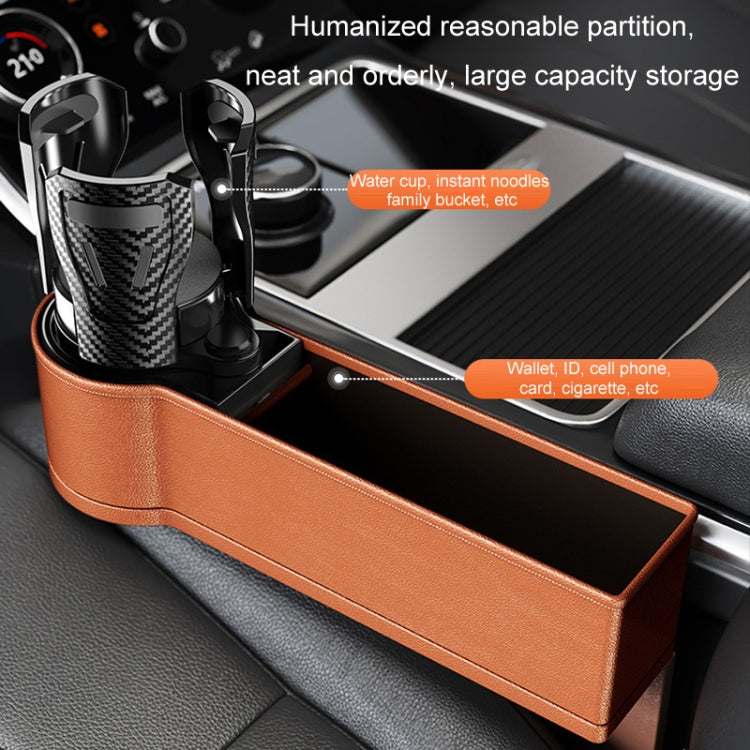 Car Seat Gap Storage Box Car Water Cup Holder Ashtray, Color: Right Carbon Fiber - Stowing Tidying by PMC TechLife | Online Shopping South Africa | PMC TechLife | Buy Now Pay Later Mobicred