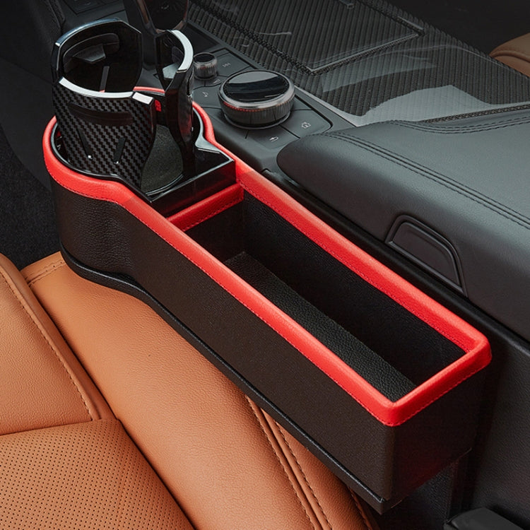 Car Seat Gap Storage Box Car Water Cup Holder Ashtray, Color: Left Black Red - Stowing Tidying by PMC TechLife | Online Shopping South Africa | PMC TechLife | Buy Now Pay Later Mobicred