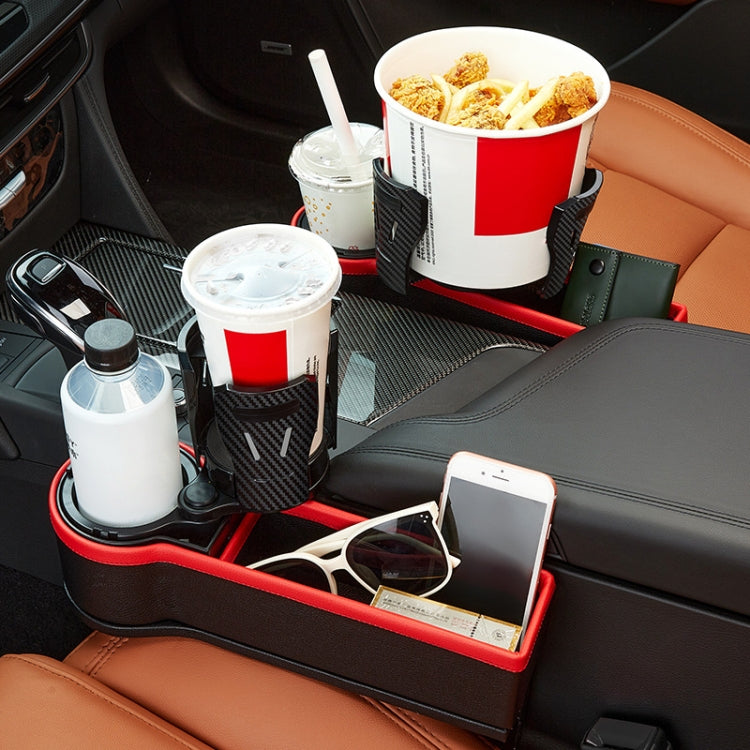 Car Seat Gap Storage Box Car Water Cup Holder Ashtray, Color: Left Black Red - Stowing Tidying by PMC TechLife | Online Shopping South Africa | PMC TechLife | Buy Now Pay Later Mobicred
