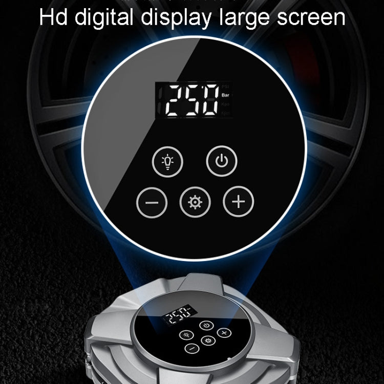 19 Cylinders Car Intelligent Digital Display Inflator Pump Portable Car Tire Pneumatic Engine(Black) - Inflatable Pump by PMC TechLife | Online Shopping South Africa | PMC TechLife