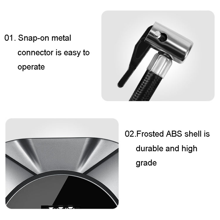 19 Cylinders Car Intelligent Digital Display Inflator Pump Portable Car Tire Pneumatic Engine(Black) - Inflatable Pump by PMC TechLife | Online Shopping South Africa | PMC TechLife