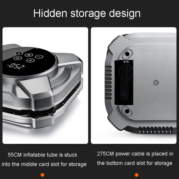 30 Cylinders Car Intelligent Digital Display Inflator Pump Portable Car Tire Pneumatic Engine(Black) - Inflatable Pump by PMC TechLife | Online Shopping South Africa | PMC TechLife