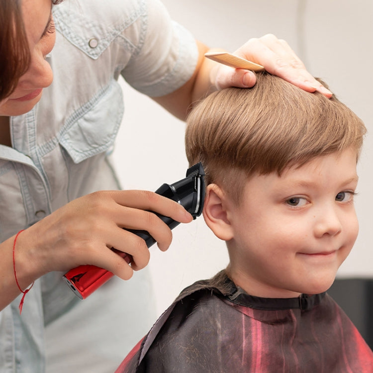 Rechargeable Home Hairdresser Electrical Hair Clippers Hair Shaving Device(Gradient Red) - Electric Shavers by PMC TechLife | Online Shopping South Africa | PMC TechLife | Buy Now Pay Later Mobicred