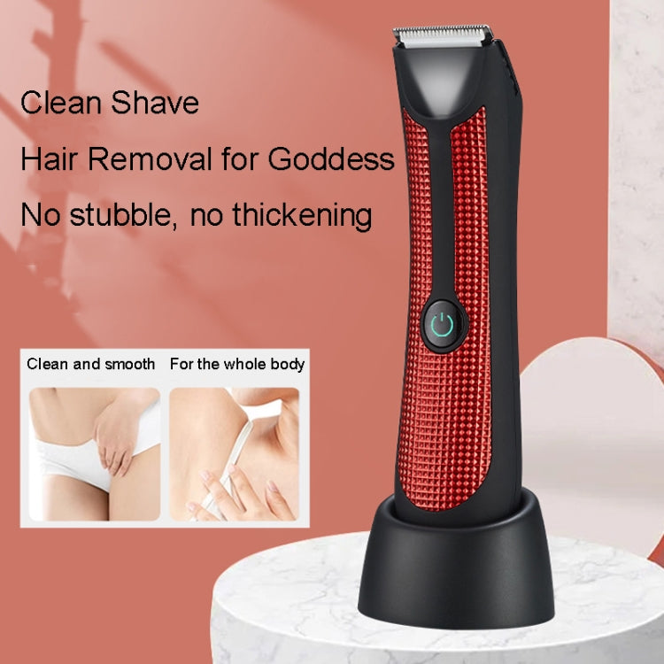Women Electrical Hair Removal Instrument Shaving Knife Axillary Hair Shaver(Red) - Electric Shavers by PMC TechLife | Online Shopping South Africa | PMC TechLife | Buy Now Pay Later Mobicred