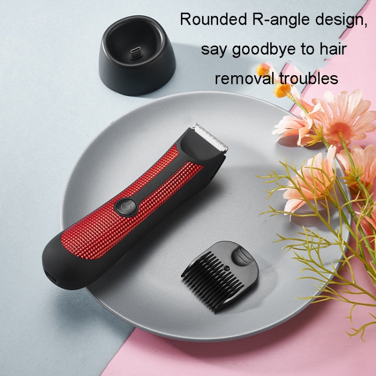 Women Electrical Hair Removal Instrument Shaving Knife Axillary Hair Shaver(Red) - Electric Shavers by PMC TechLife | Online Shopping South Africa | PMC TechLife | Buy Now Pay Later Mobicred