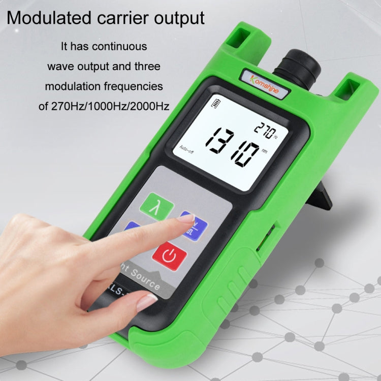 Komshine Handheld Laser Light Source Fiber Tester with LED Backlight, Model: KLS-35-S - free shipping - PMC Jewellery - Order now!