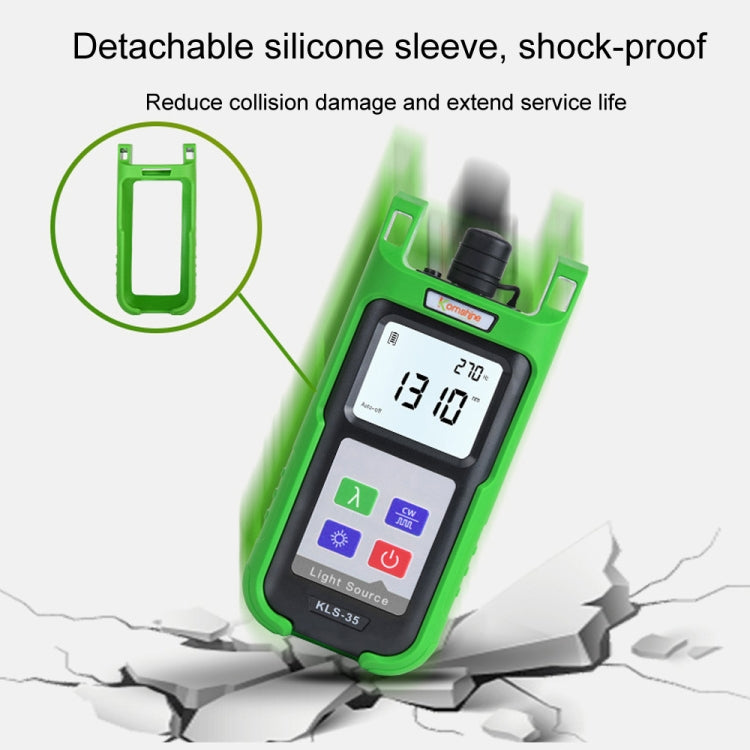 Komshine Handheld Laser Light Source Fiber Tester with LED Backlight, Model: KLS-35-MS - free shipping - PMC TechLife - Order now!