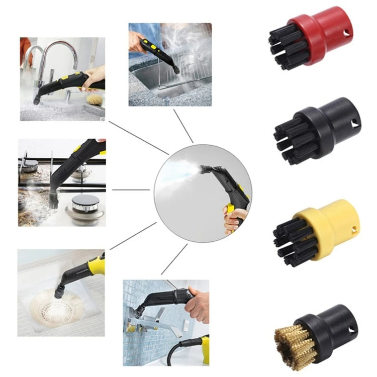 Steam Brush Heads Steamer Accessories For Karcher SC1 / SC2 / SC3 / SC4 / SC5, Style: Black - free shipping - PMC TechLife - Order now!