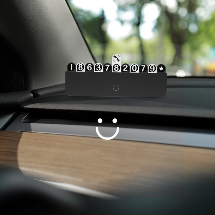 bbdd Temporary Parking License Plate Concealable Car Removal Number Plate(Pure Edition) - Parking Card by bbdd | Online Shopping South Africa | PMC TechLife | Buy Now Pay Later Mobicred