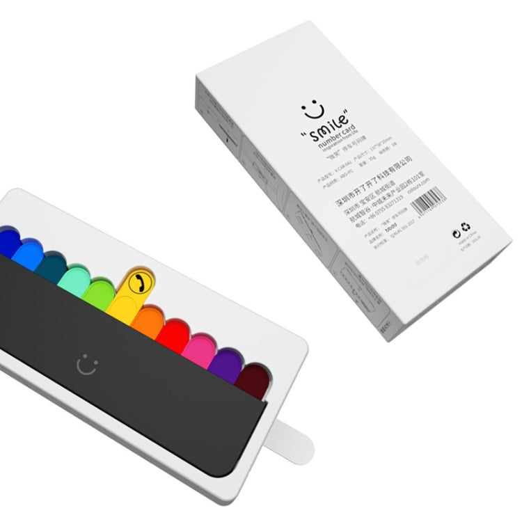 bbdd Temporary Parking License Plate Concealable Car Removal Number Plate(Pure Edition) - Parking Card by bbdd | Online Shopping South Africa | PMC TechLife | Buy Now Pay Later Mobicred