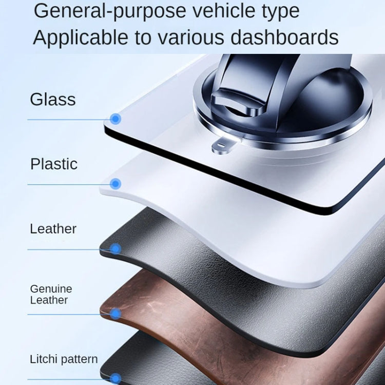 SHUNWEI SD-1132B Car Phone Suction Cup + Air Vent Holder Gravity Sensing Support Bracket(Gray) - Car Holders by SHUNWEI | Online Shopping South Africa | PMC TechLife | Buy Now Pay Later Mobicred