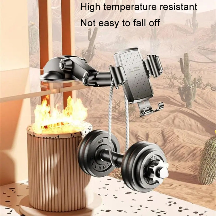 SHUNWEI SD-1132B Car Phone Suction Cup + Air Vent Holder Gravity Sensing Support Bracket(Gray) - Car Holders by SHUNWEI | Online Shopping South Africa | PMC TechLife | Buy Now Pay Later Mobicred