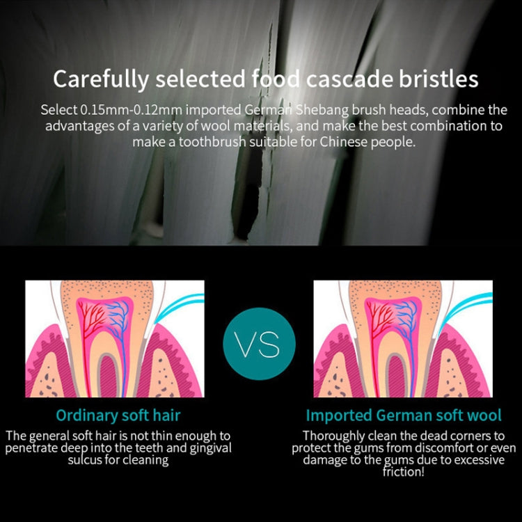 Rechargeable Ultrasonic Soft Bristle Electrical Toothbrushes Flosser 6 Gear With 4 Brushes(White) - Toothbrushes by PMC TechLife | Online Shopping South Africa | PMC TechLife | Buy Now Pay Later Mobicred