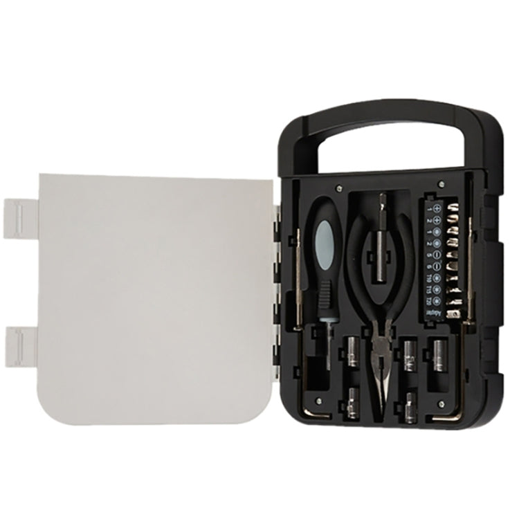 22 In 1 Transparent Lid Portable Tool Set Home Hardware Utility Kit - Combination Kit by PMC TechLife | Online Shopping South Africa | PMC TechLife