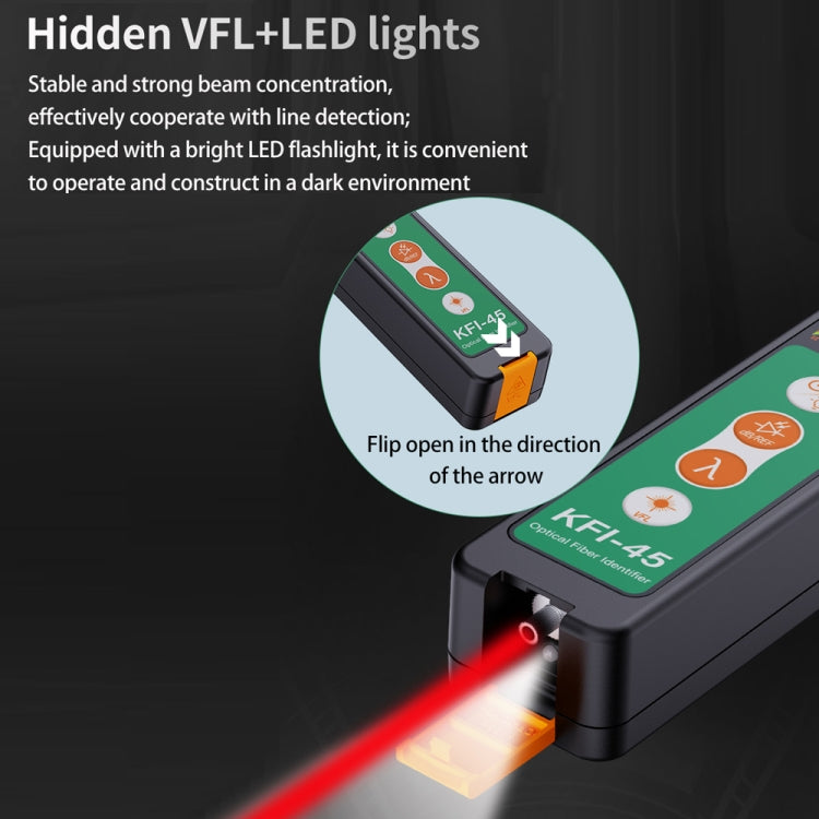 Komshine Optical Fiber Signal Direction Identification Instrument, Model: KFI-45-G - Fiber Optic Test Pen by Komshine | Online Shopping South Africa | PMC TechLife | Buy Now Pay Later Mobicred
