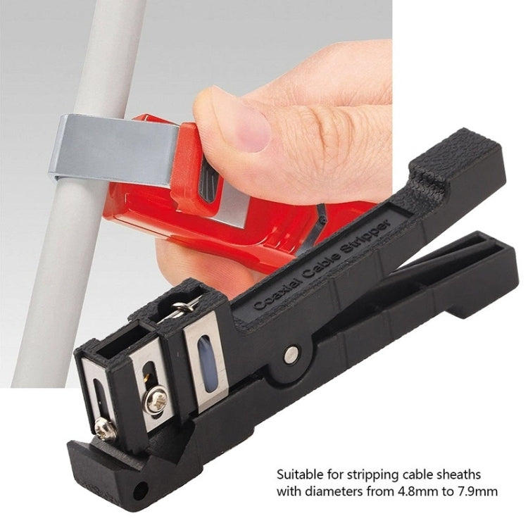 Komshine Horizontal Loose Tube Stripper Fiber Optic Cable Stripping Tool(45-165) - free shipping - PMC Jewellery - Order now!