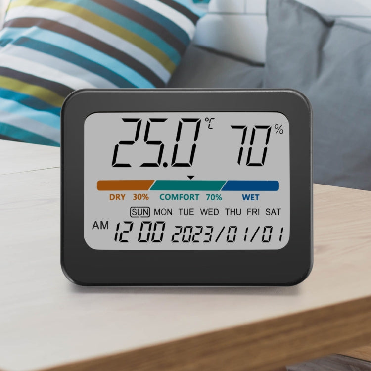 Indoor Temperature And Humidity Monitor Thermometer Hygrometer With Perpetual Calendar - Indoor Thermometer by PMC TechLife | Online Shopping South Africa | PMC TechLife