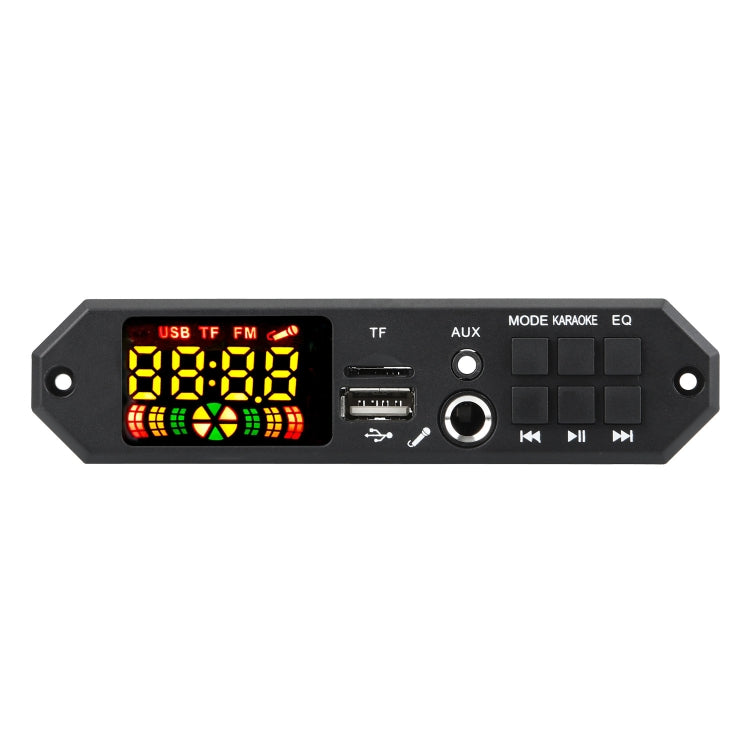 80W 12V Bluetooth MP3 Decoder Board With Power Amplifier Color Screen Call Recording, Model: Silicone Remote Control - Car MP3 & MP4 & MP5 by PMC TechLife | Online Shopping South Africa | PMC TechLife | Buy Now Pay Later Mobicred