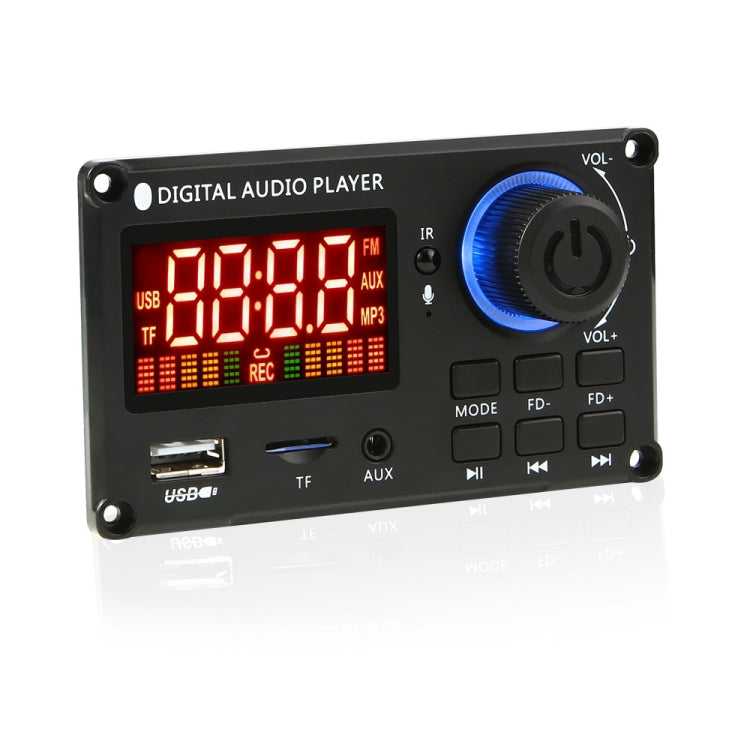 100W 12V TPA3116 Color Screen Power Amplifier Bluetooth Decoder Board With Recording Call(Small Remote Control) - Car MP3 & MP4 & MP5 by PMC TechLife | Online Shopping South Africa | PMC TechLife | Buy Now Pay Later Mobicred