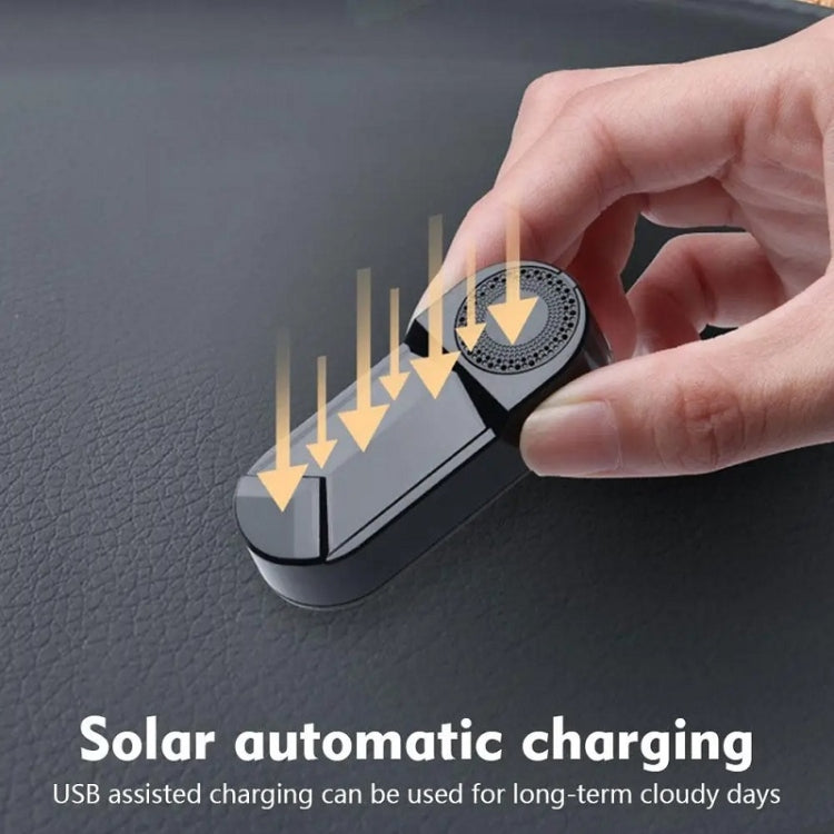 Car Solar Anti-Theft Alarm LED Warning Light With Aromatherapy(Red Light) - Warning Lights by PMC TechLife | Online Shopping South Africa | PMC TechLife