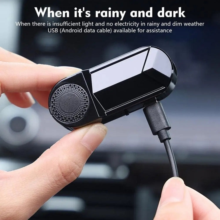 Car Solar Anti-Theft Alarm LED Warning Light With Aromatherapy(Red Light) - Warning Lights by PMC TechLife | Online Shopping South Africa | PMC TechLife