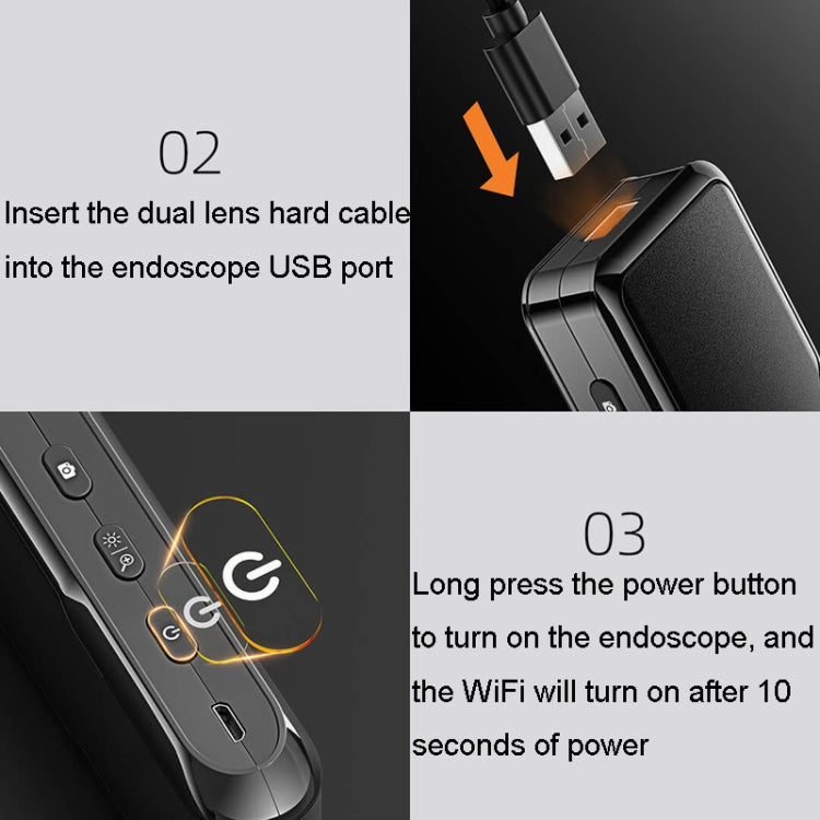 Teslong WF150 5mm WiFi Connected HD Industrial Borescope Industrial Maintenance Tools - free shipping - PMC TechLife - Order now!