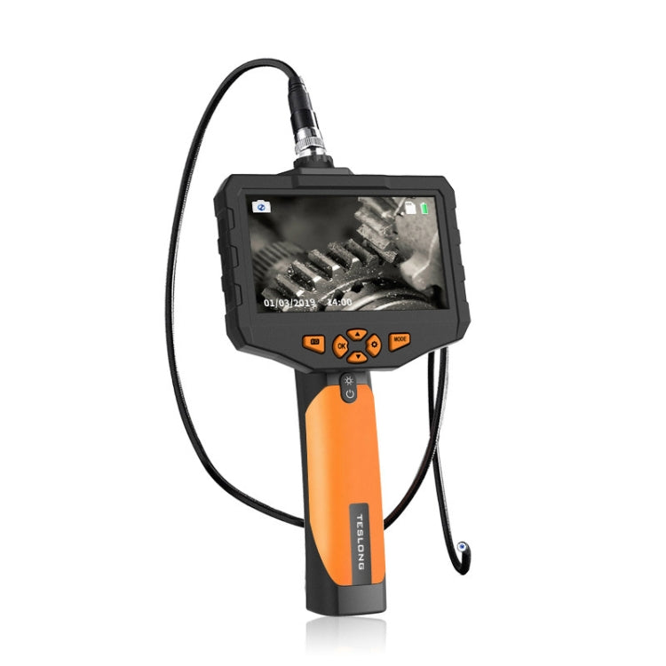 Teslong NTS300 5 Inch HD Large Screen Industrial Inspection Borescope Auto Repair Tools, Specification: 7.6mm-1M - free shipping - PMC TechLife - Order now!