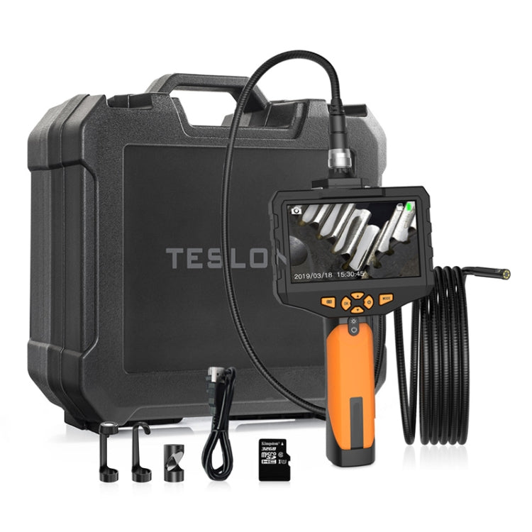 Teslong NTS300 5 Inch HD Large Screen Industrial Inspection Borescope Auto Repair Tools, Specification: 7.6mm-1M - free shipping - PMC TechLife - Order now!
