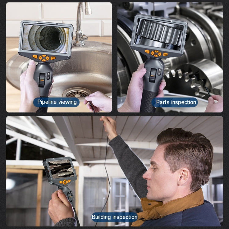 TESLONG TD500 8.5mm Lens HD 5 Inch Large Screen 360 Degree Dual Steering Borescope Industrial Components Overhaul - free shipping - PMC Jewellery - Order now!