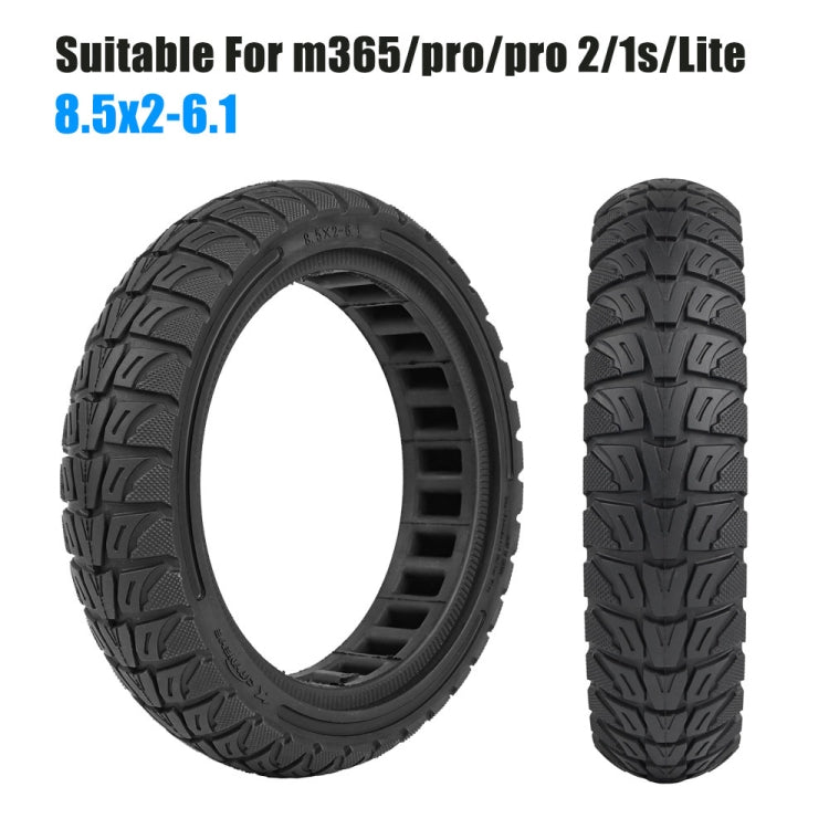 8.5 x 2 inch Colorful Flick Off-road Honeycomb Tires for Xiaomi M365 / Pro / Pro 2 / 1S / Lite(Red) - Accessories & Parts by PMc TechLife | Online Shopping South Africa | PMc TechLife | Buy Now Pay Later Mobicred