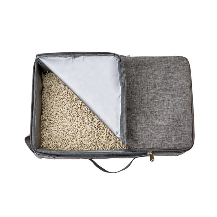 24x40cm Foldable Oxford Cloth Portable Cat Litter Box Pet Bag - Litter & Housebreaking by PMC TechLife | Online Shopping South Africa | PMC TechLife | Buy Now Pay Later Mobicred