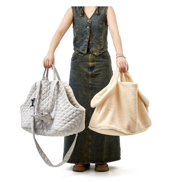 Pet Handbag Autumn And Winter Shoulder Cat Outing Bag, Color: Large Beige Camel - Pet Bags by PMC TechLife | Online Shopping South Africa | PMC TechLife | Buy Now Pay Later Mobicred