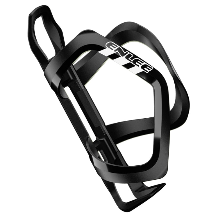 ENLEE R-60 Plastic Bicycle Bottle Cage Road And Mountain Bike Cylinder Holder Cycling Accessories(Black) - Holders by ENLEE | Online Shopping South Africa | PMC TechLife | Buy Now Pay Later Mobicred