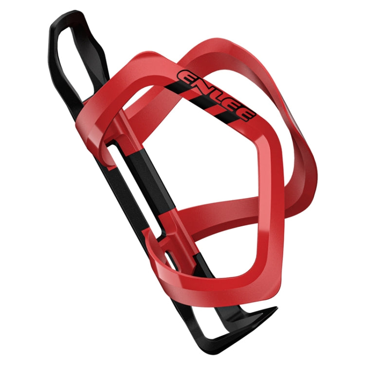 ENLEE R-60 Plastic Bicycle Bottle Cage Road And Mountain Bike Cylinder Holder Cycling Accessories(Red) - Holders by ENLEE | Online Shopping South Africa | PMC TechLife | Buy Now Pay Later Mobicred