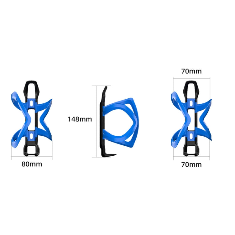 ENLEE R-60 Plastic Bicycle Bottle Cage Road And Mountain Bike Cylinder Holder Cycling Accessories(Red) - Holders by ENLEE | Online Shopping South Africa | PMC TechLife | Buy Now Pay Later Mobicred