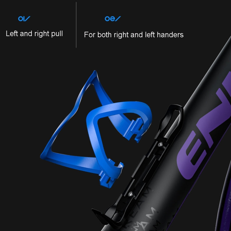 ENLEE R-60 Plastic Bicycle Bottle Cage Road And Mountain Bike Cylinder Holder Cycling Accessories(Red) - Holders by ENLEE | Online Shopping South Africa | PMC TechLife | Buy Now Pay Later Mobicred