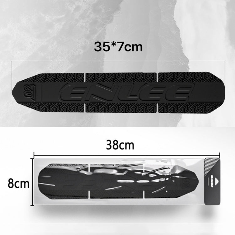 ENLEE E-645 Bicycle Frame Protectors Mountain Bike Road Bike Bumper Covers Downtube Guards(Black) - Protective Cases by ENLEE | Online Shopping South Africa | PMC TechLife | Buy Now Pay Later Mobicred