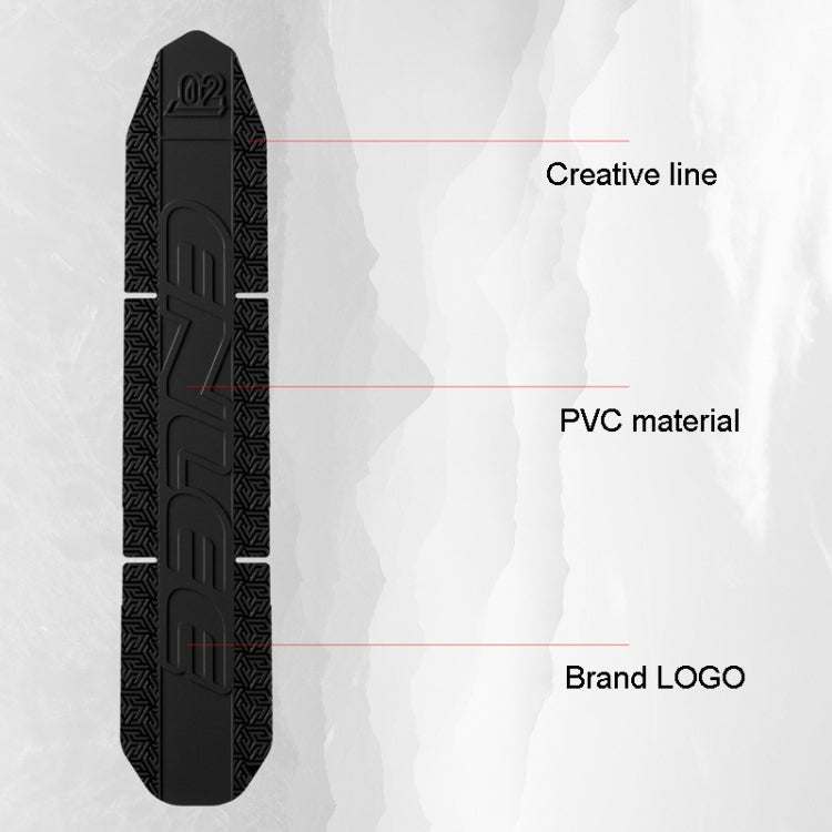 ENLEE E-645 Bicycle Frame Protectors Mountain Bike Road Bike Bumper Covers Downtube Guards(Red) - Protective Cases by ENLEE | Online Shopping South Africa | PMC TechLife | Buy Now Pay Later Mobicred