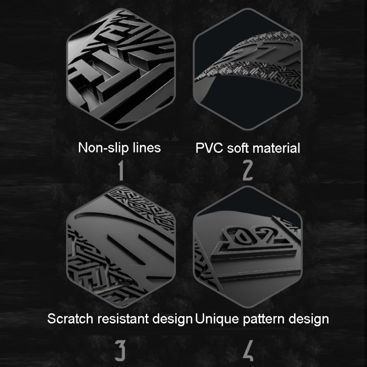 ENLEE E-645 Bicycle Frame Protectors Mountain Bike Road Bike Bumper Covers Downtube Guards(Black) - Protective Cases by ENLEE | Online Shopping South Africa | PMC TechLife | Buy Now Pay Later Mobicred