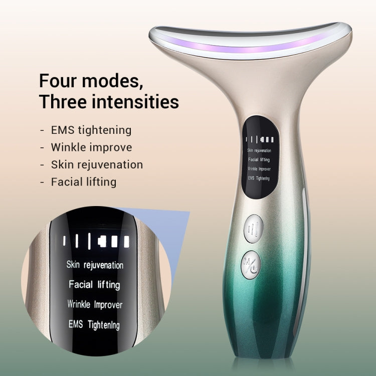 HY38 EMS Micro-Current Constant Temperature Neck Beauty Instrument Facial Introduction Device(White) - free shipping - PMC TechLife - Order now!