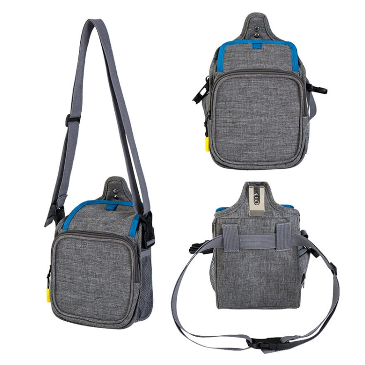 25x17x12cm Portable Pet Training Bag For Outings Dog Pet Snack Waist Bag(Light Gray) - Pet Bags by PMC TechLife | Online Shopping South Africa | PMC TechLife | Buy Now Pay Later Mobicred